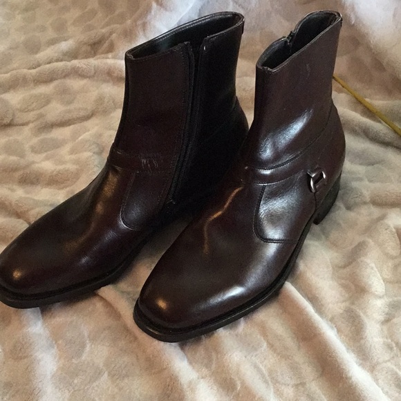 ET WRIGHT Other - Vintage unisex 1/2 boots in brown leather in 7 1/2
